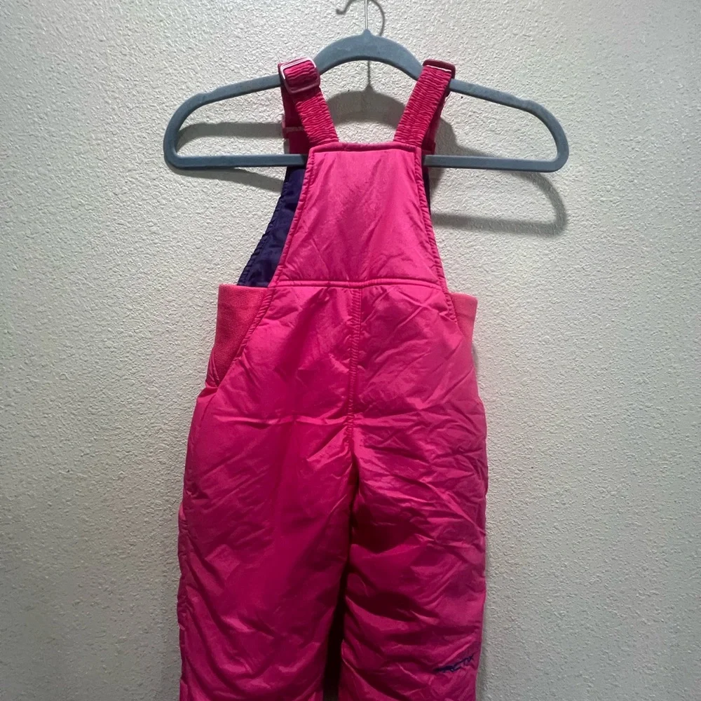 Arctix Bright Pink Kids Overalls - Picture 4 of 5
